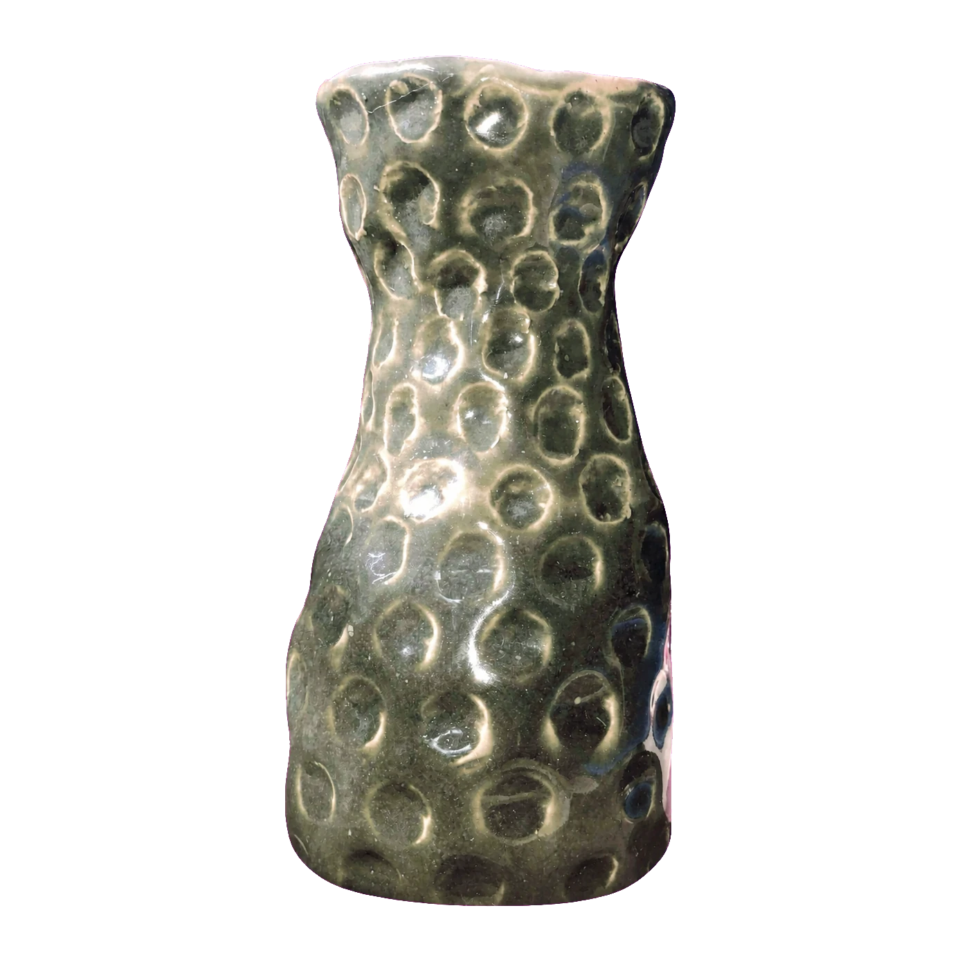 Polka dot stones ceramic sculpture