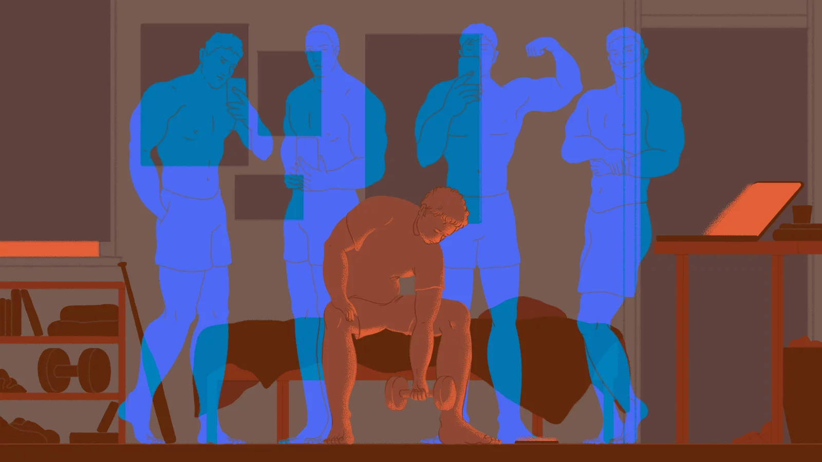 Young men want to get big. For some, it's becoming an obsession